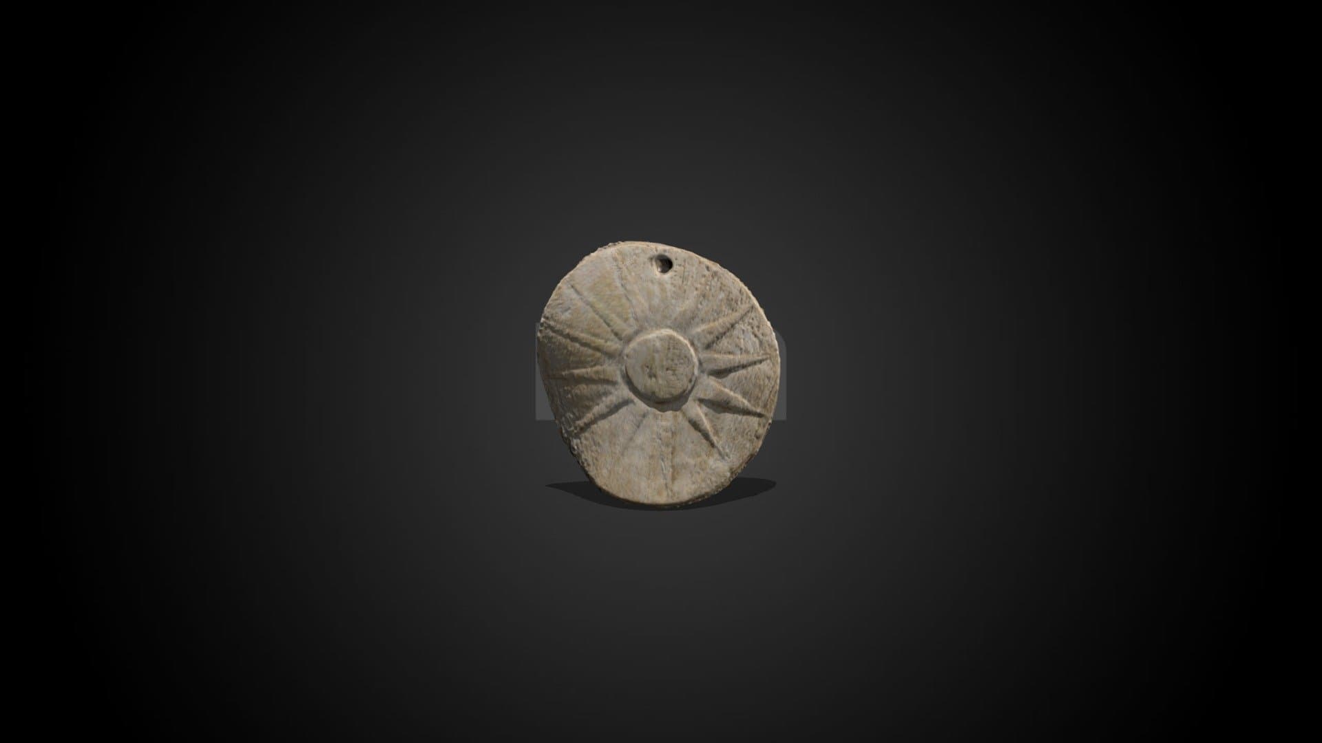 Spiro Mississippian Sun Gorget, c. 1200-1350 CE