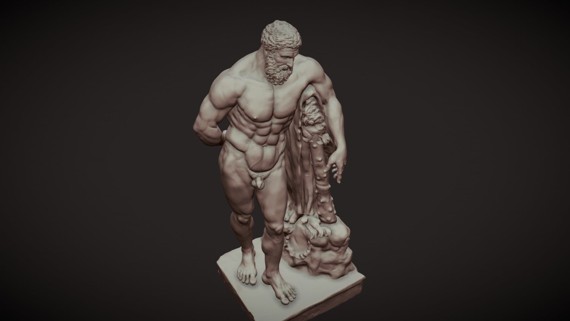 The Punishment- A study of Farnese Hercules