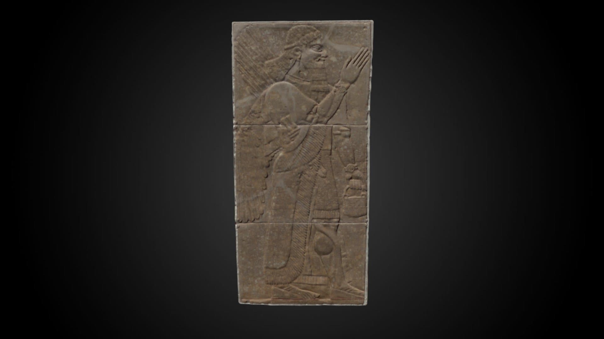 Assyrian Winged Genius, c. 883-859 BCE