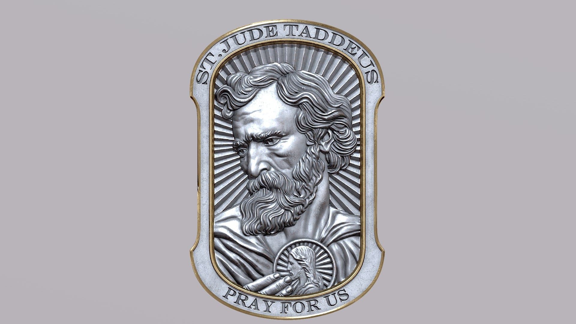 St Jude Taddeus pendant