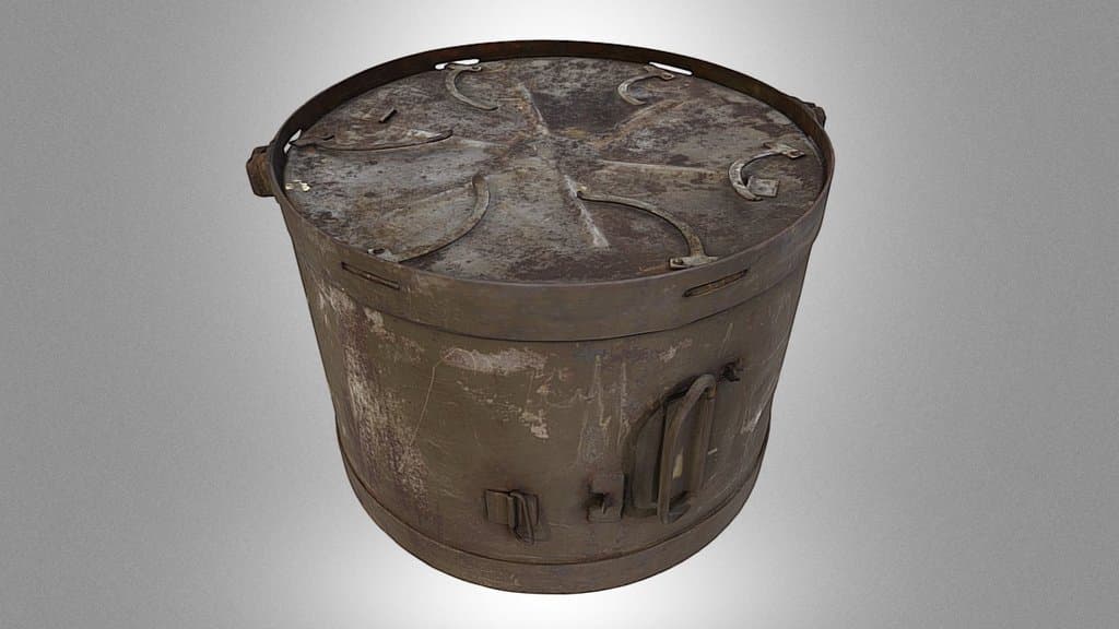 Drum-like airdrop capsule, “little cell”