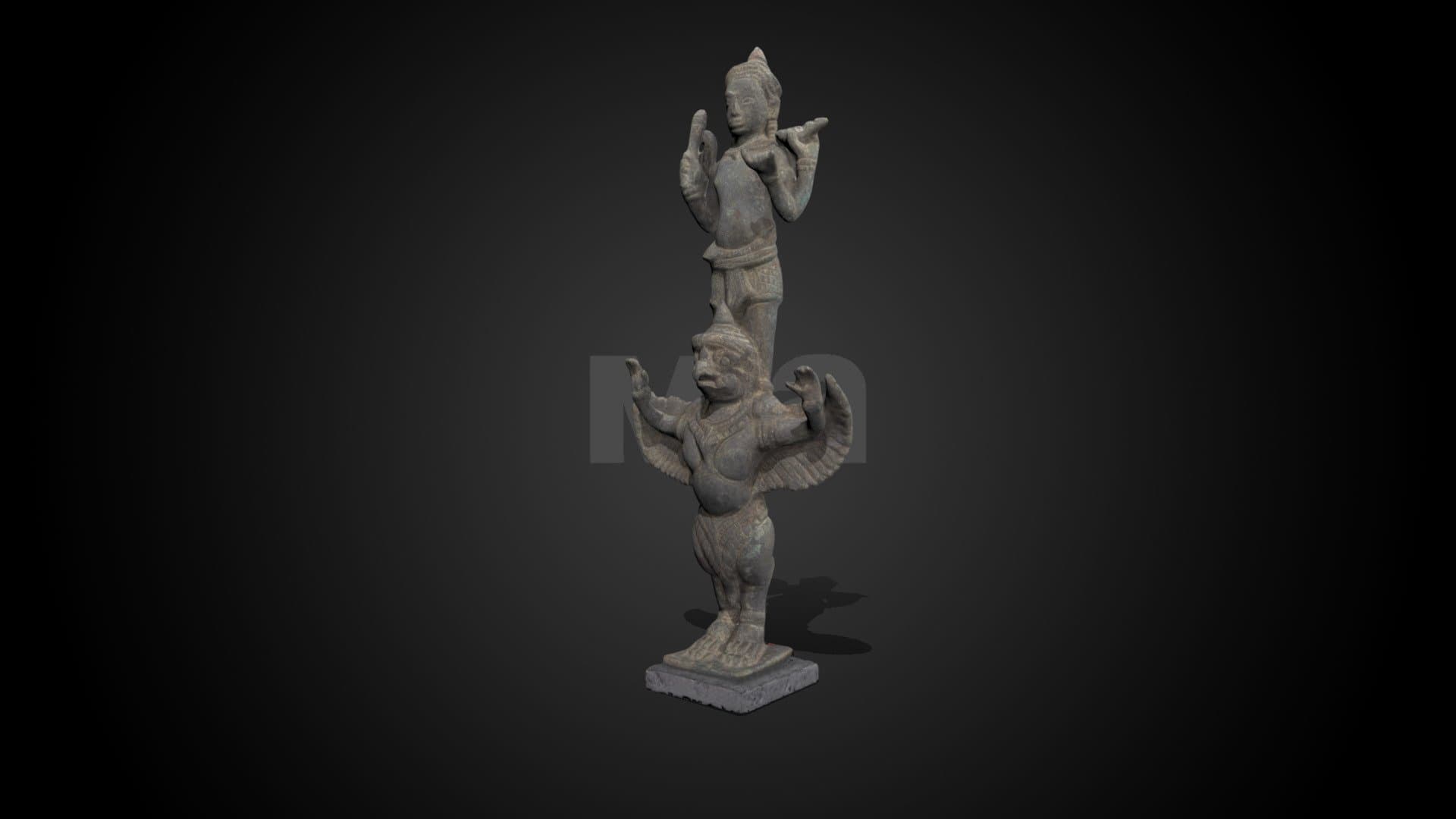 Vishnu on Garuda, 12 - 13th C CE