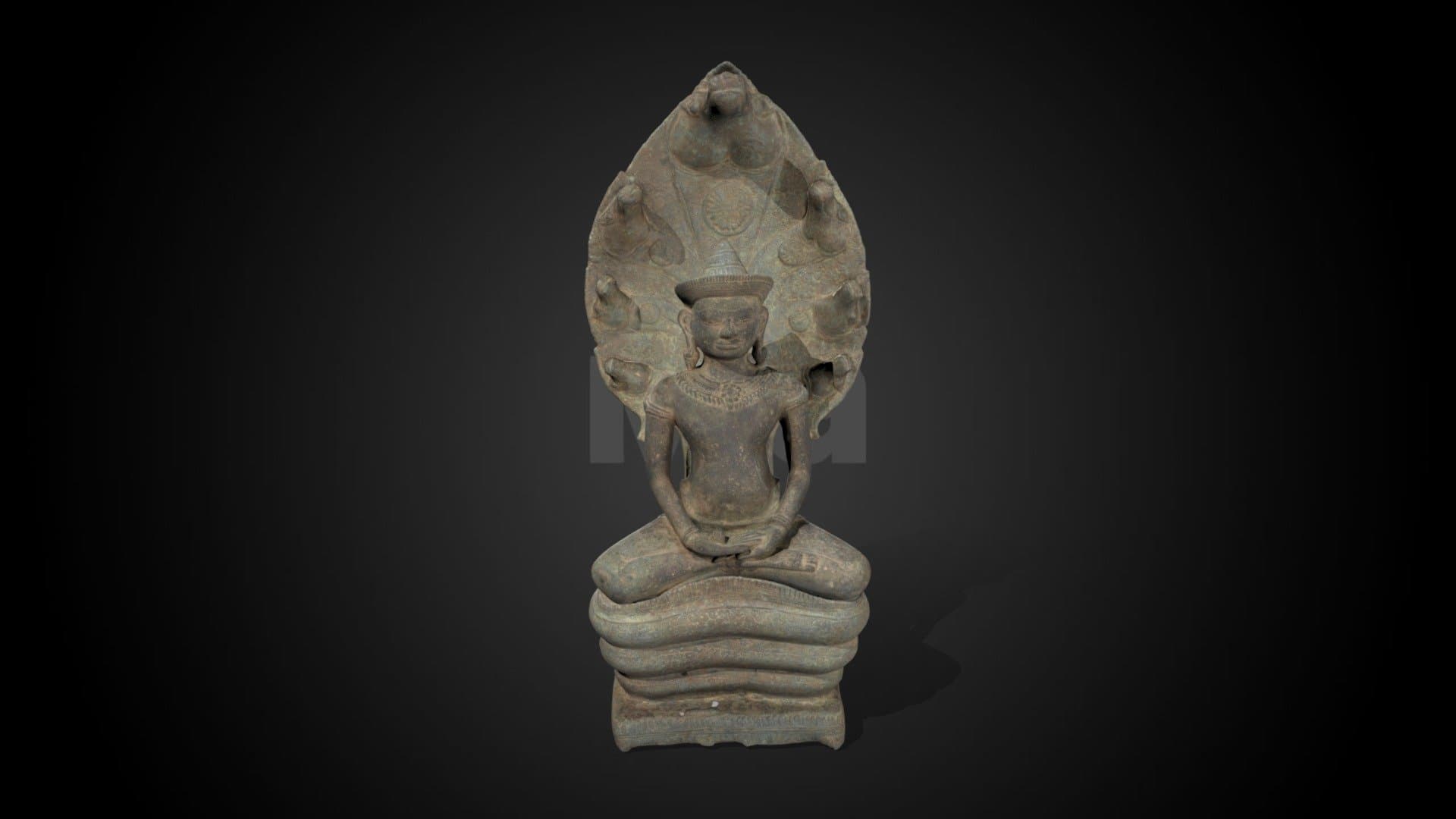 Naga-enthroned Buddha (non-animated)