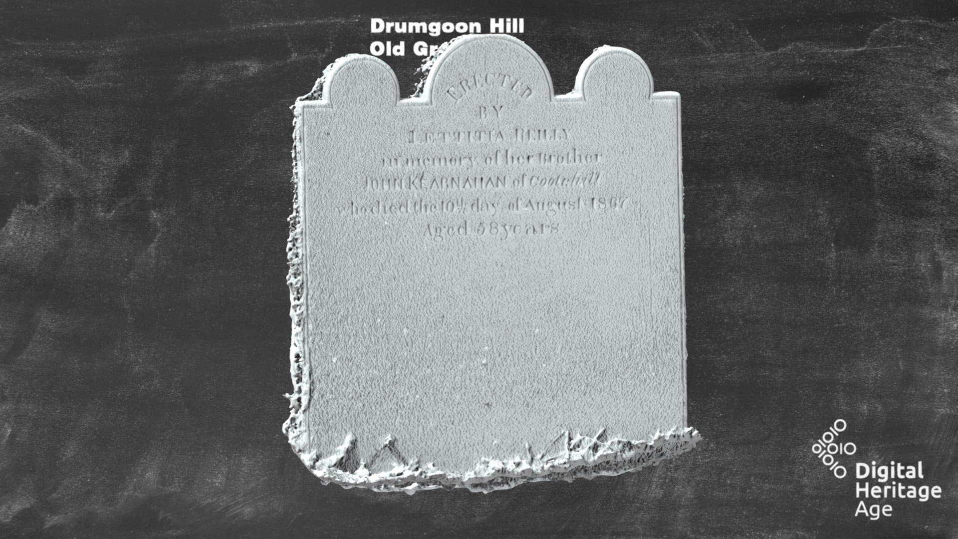 Drumgoon Hill - Old Graveyard - Headstone 027