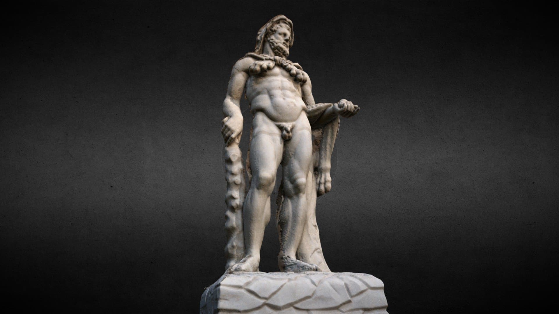 Sculpture of Hercules for Metateca Project