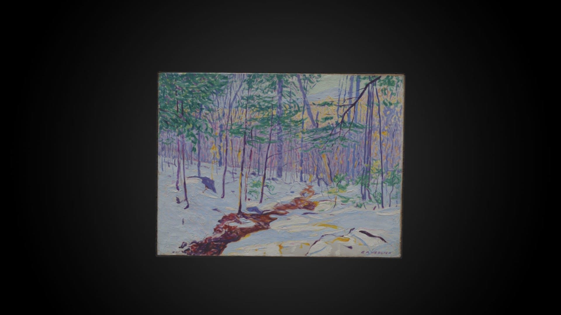 E. Ambrose Webster's 'A Brook in Winter'