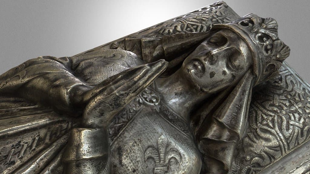 A model of Queen Jadwiga's sarcophagus