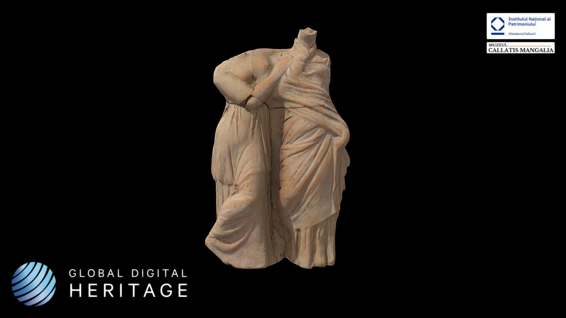 Ceramic statuette