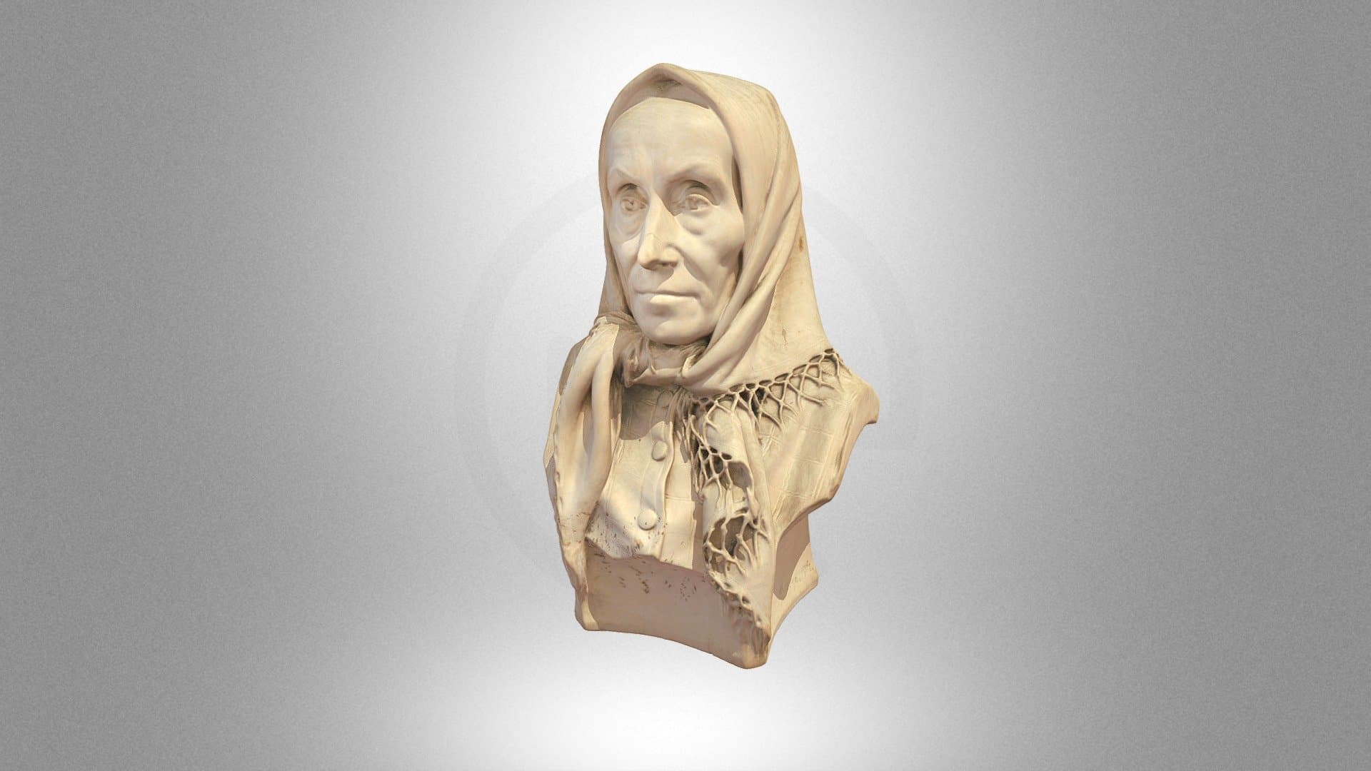 Bust of a highlander woman