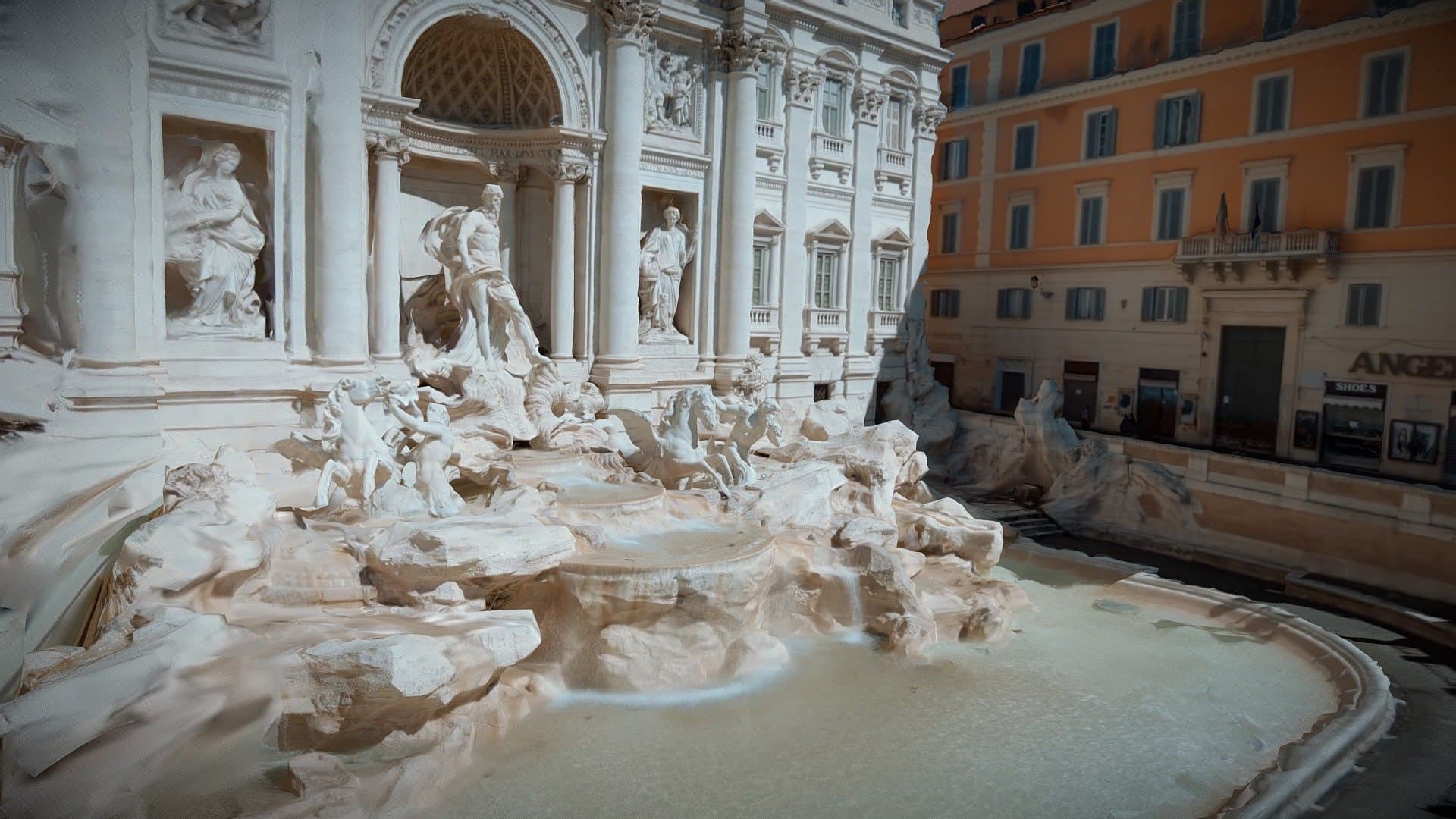Fontana di Trevi environment photogrammetry scan