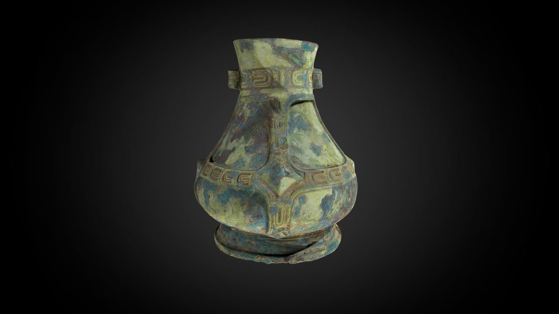 Hu wine vessel (base), late 9th-8th century BCE