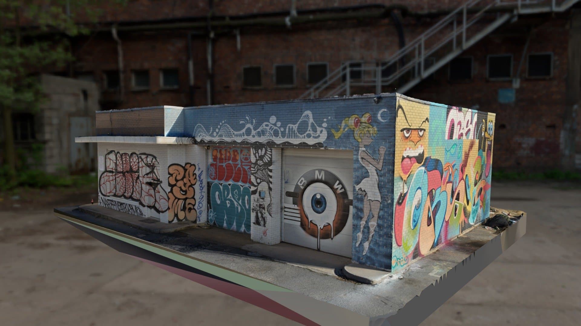 36st_st_Tire_Shop_Mural_Building In Charlotte NC