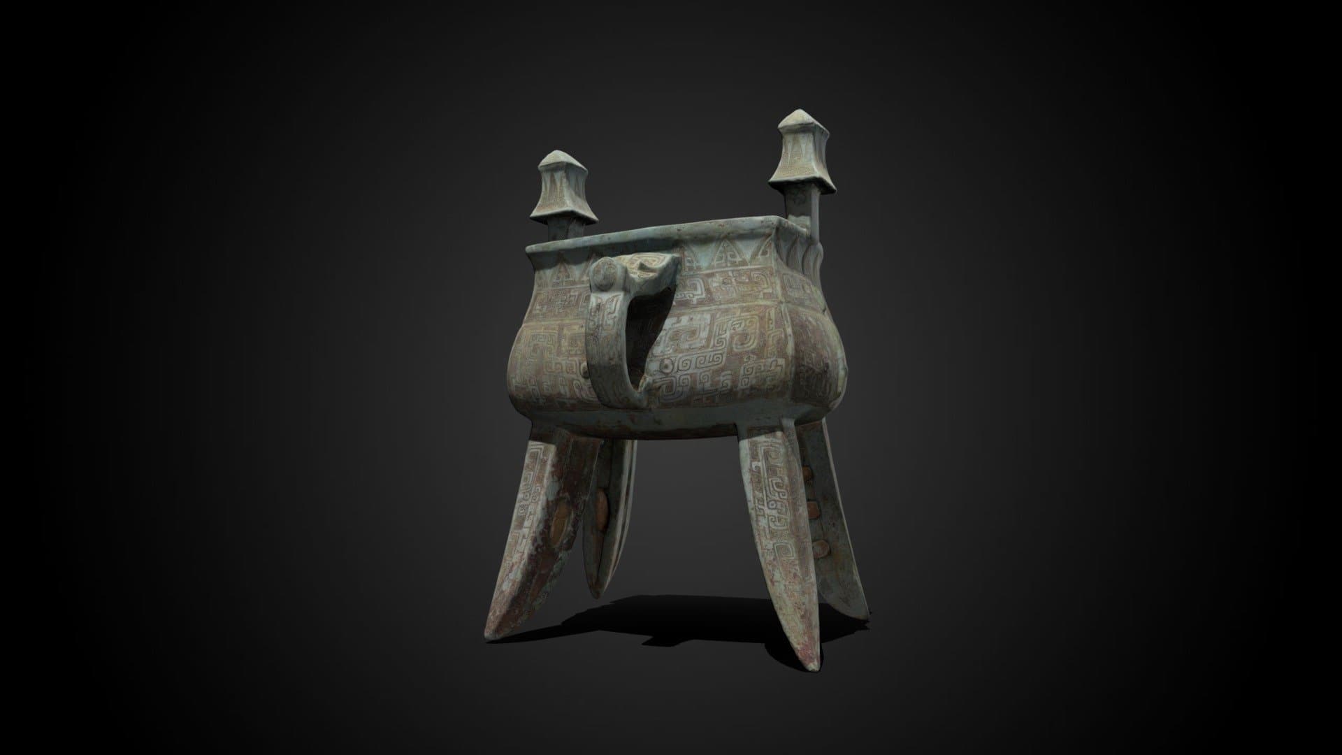 Fangjia wine vessel, 13th-12th century BCE
