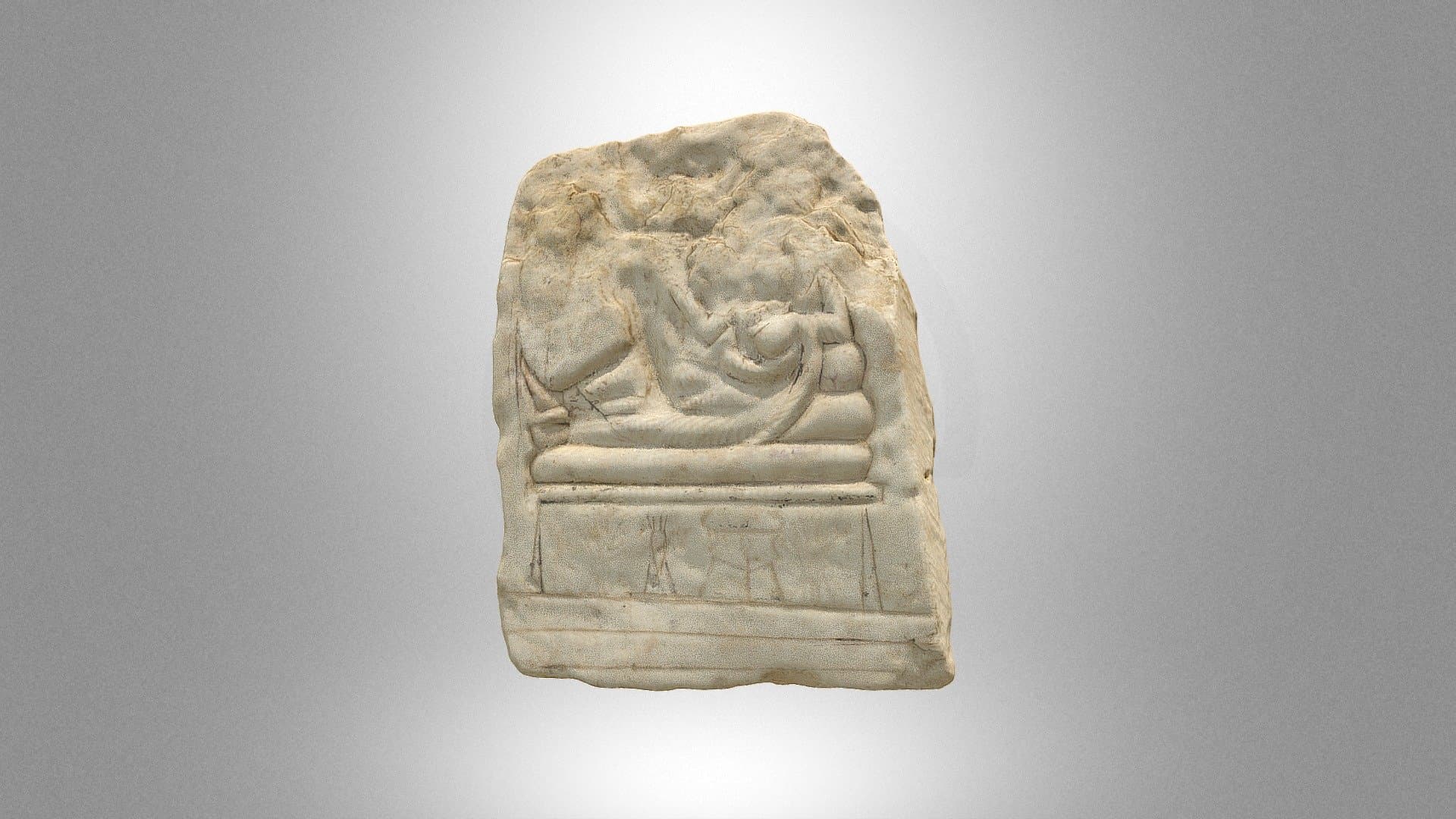 Stela of man from Kom Abou Billou