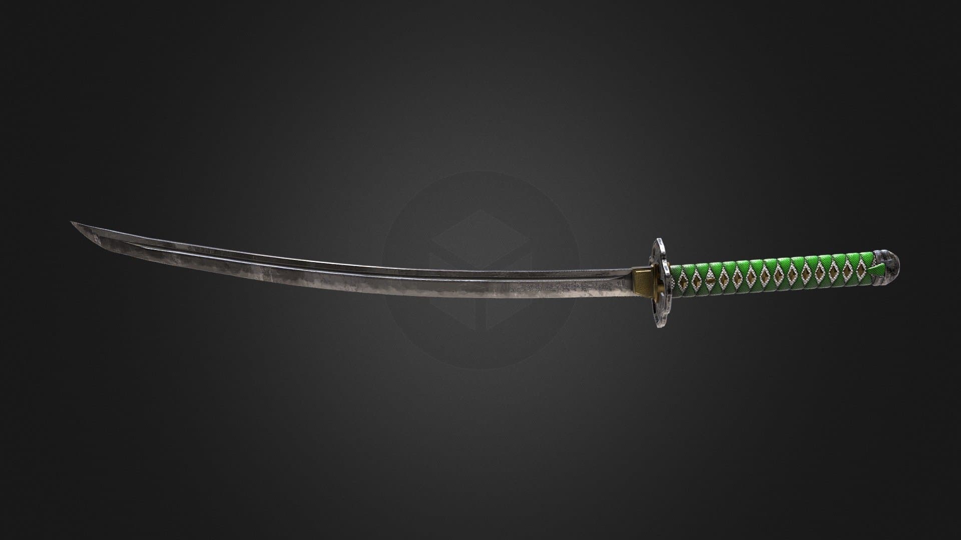 Katana Samurai (game ready asset)