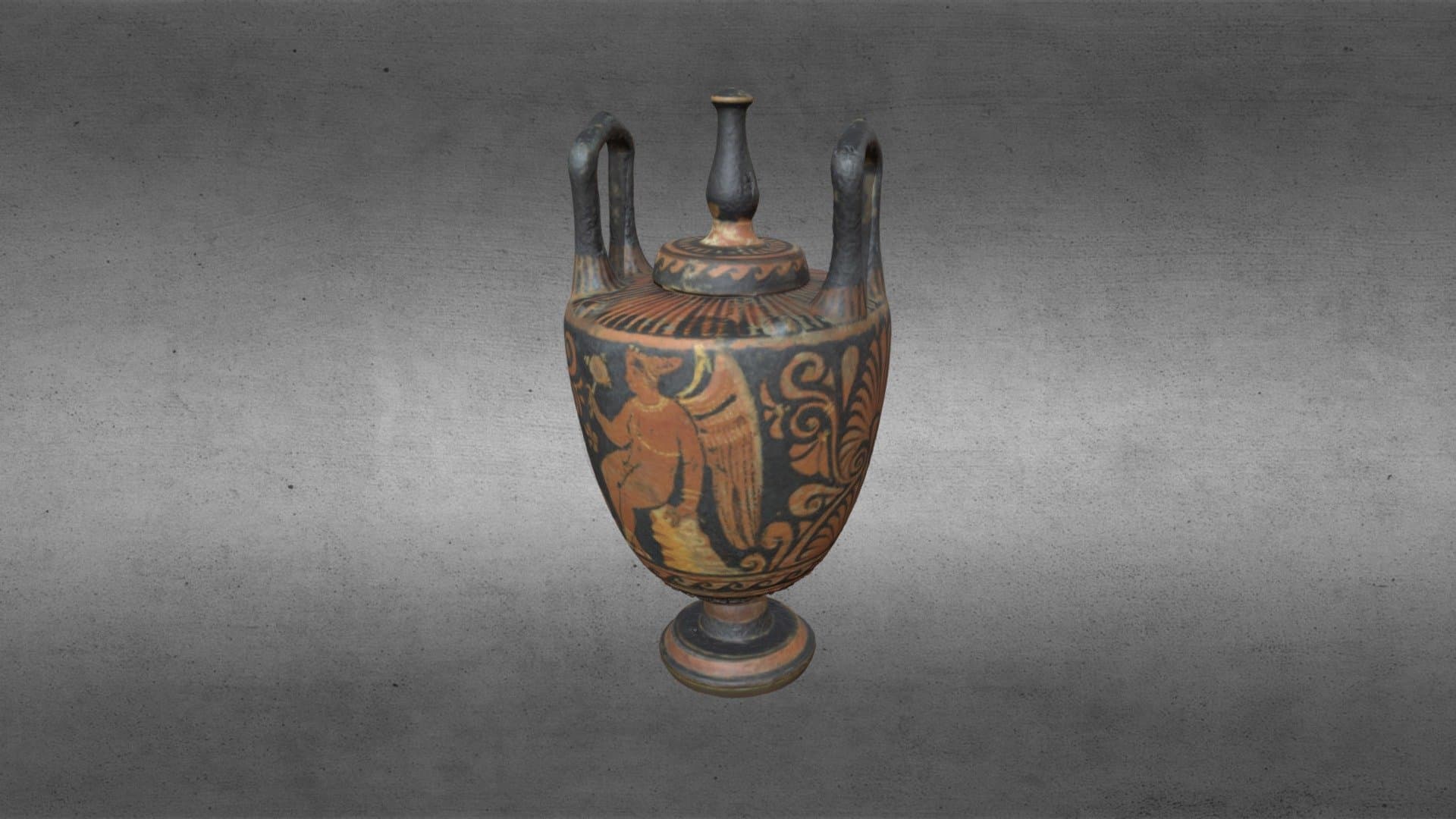 Apulian Red-Figured Lebes Gamikos