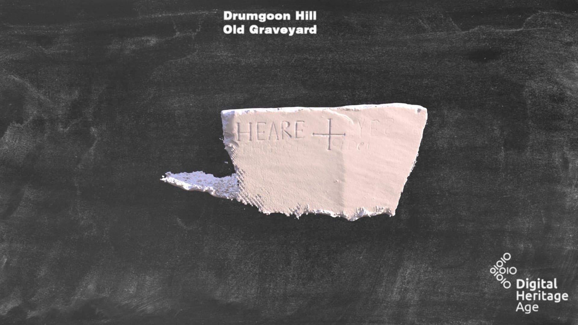 Drumgoon Hill - Old Graveyard Headstone 605