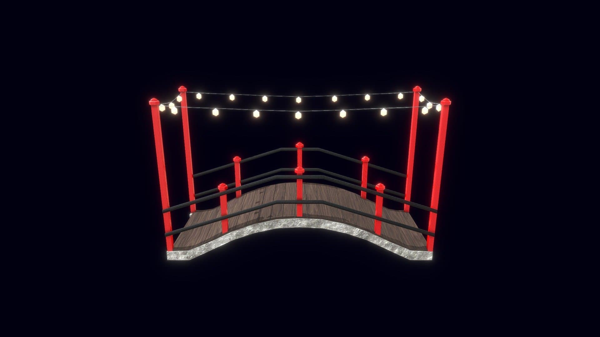 Japanese shrine - Bridge 2 (improved)