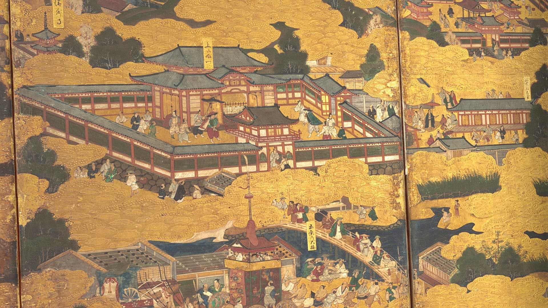 Scenes in and around Kyoto, early 17th C CE