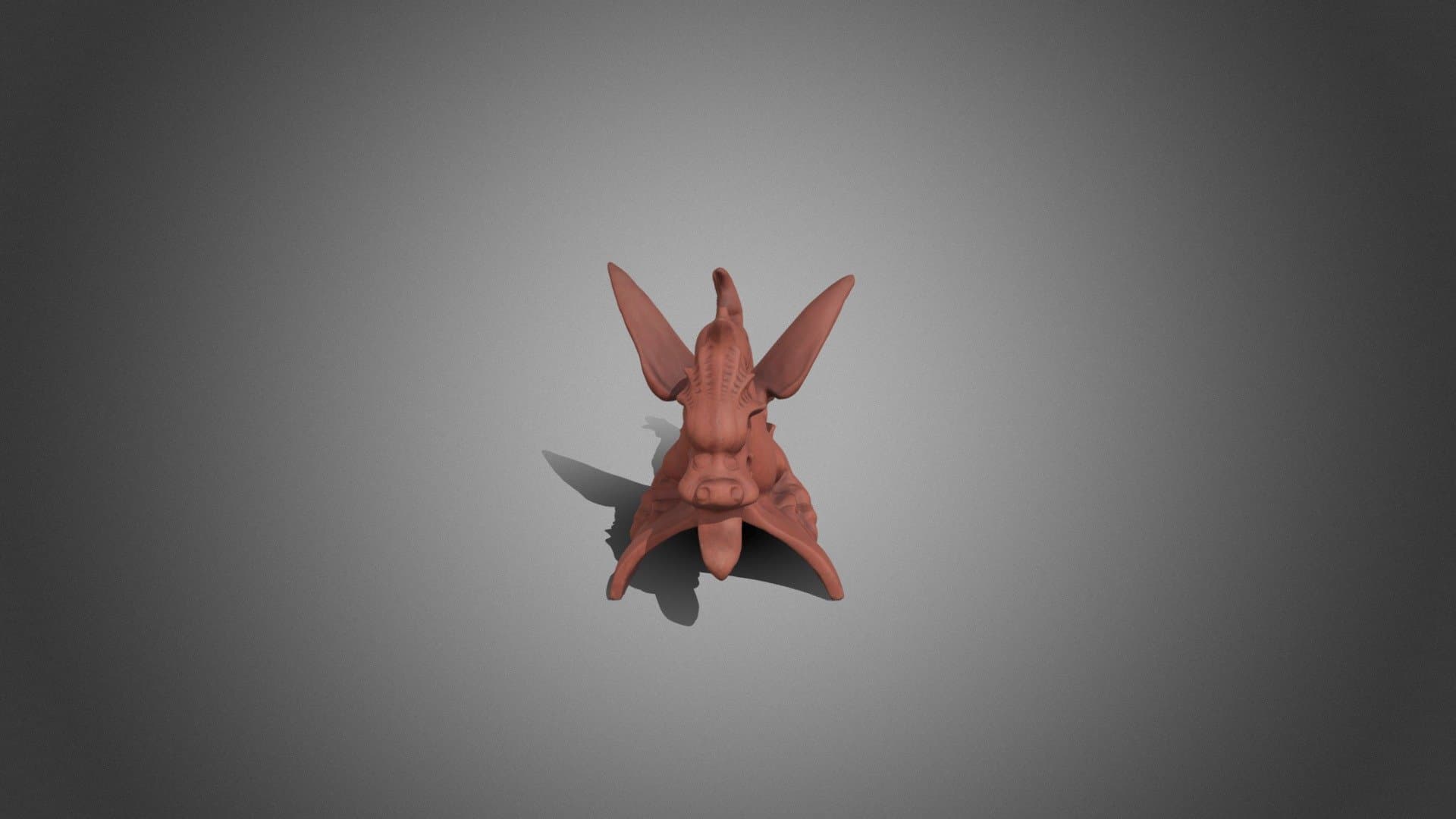 Firstabschlussziegel Drache