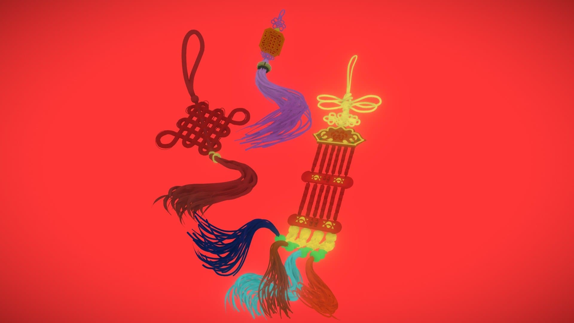 Dreaming Knot （Chinese knot）- 中国结'