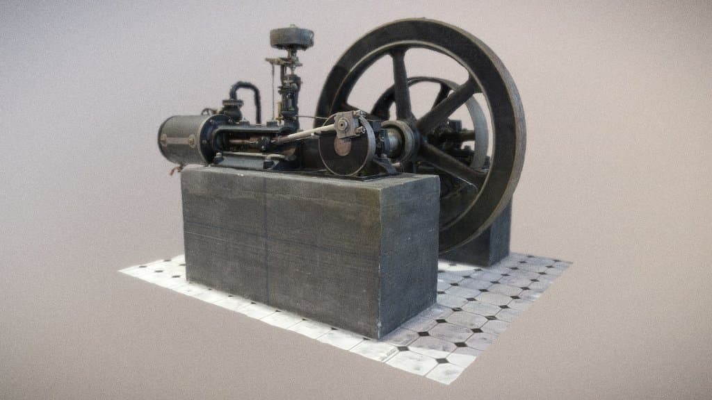 Steam engine - slide distribution system Rider