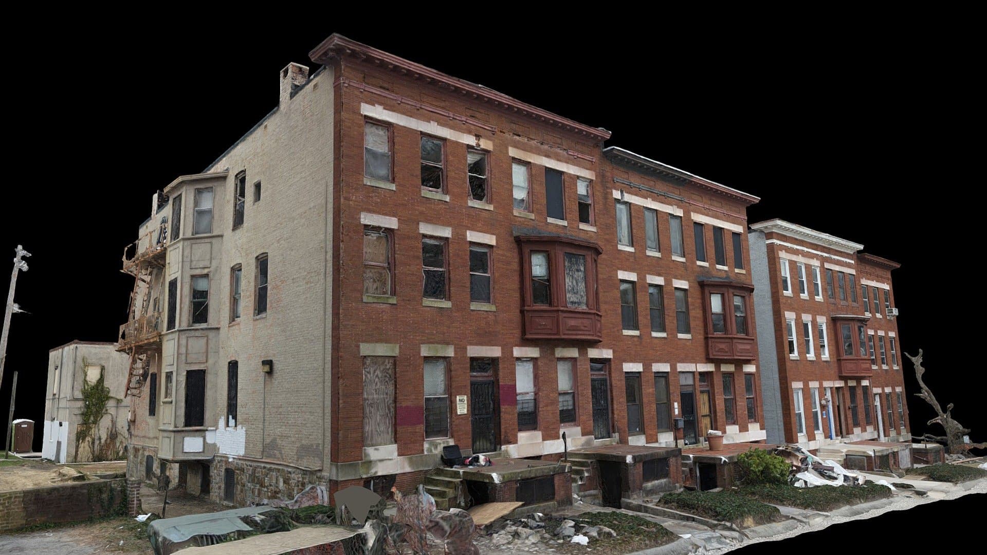 Rowhouses on 29th St. Baltimore