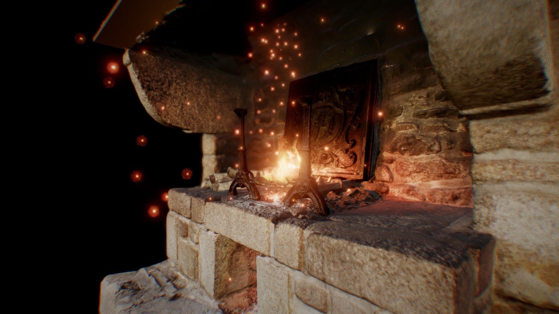 Rustic Fireplace