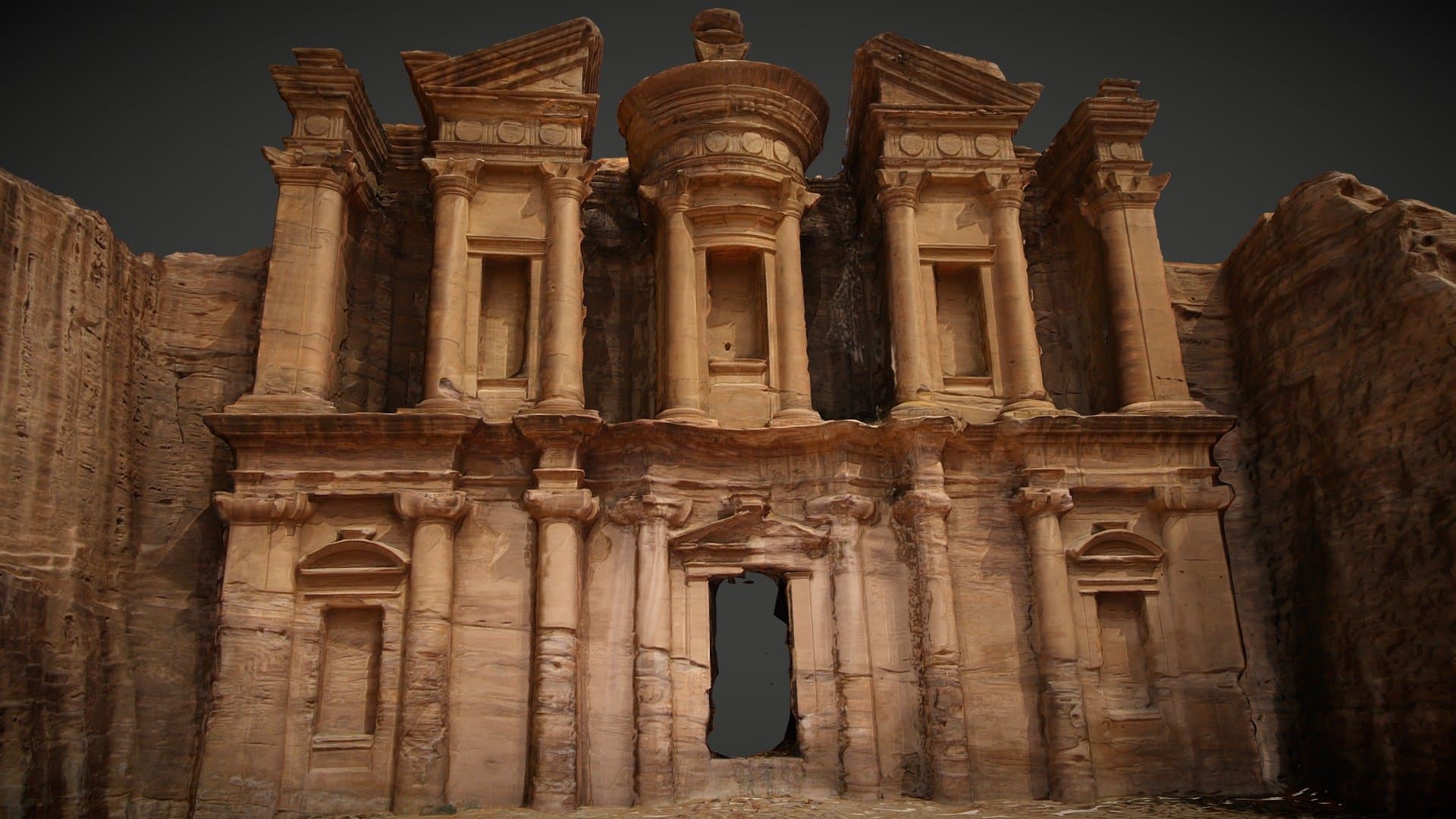 AD-DAYR (Petra) Crowdsourced photogrammetry scan