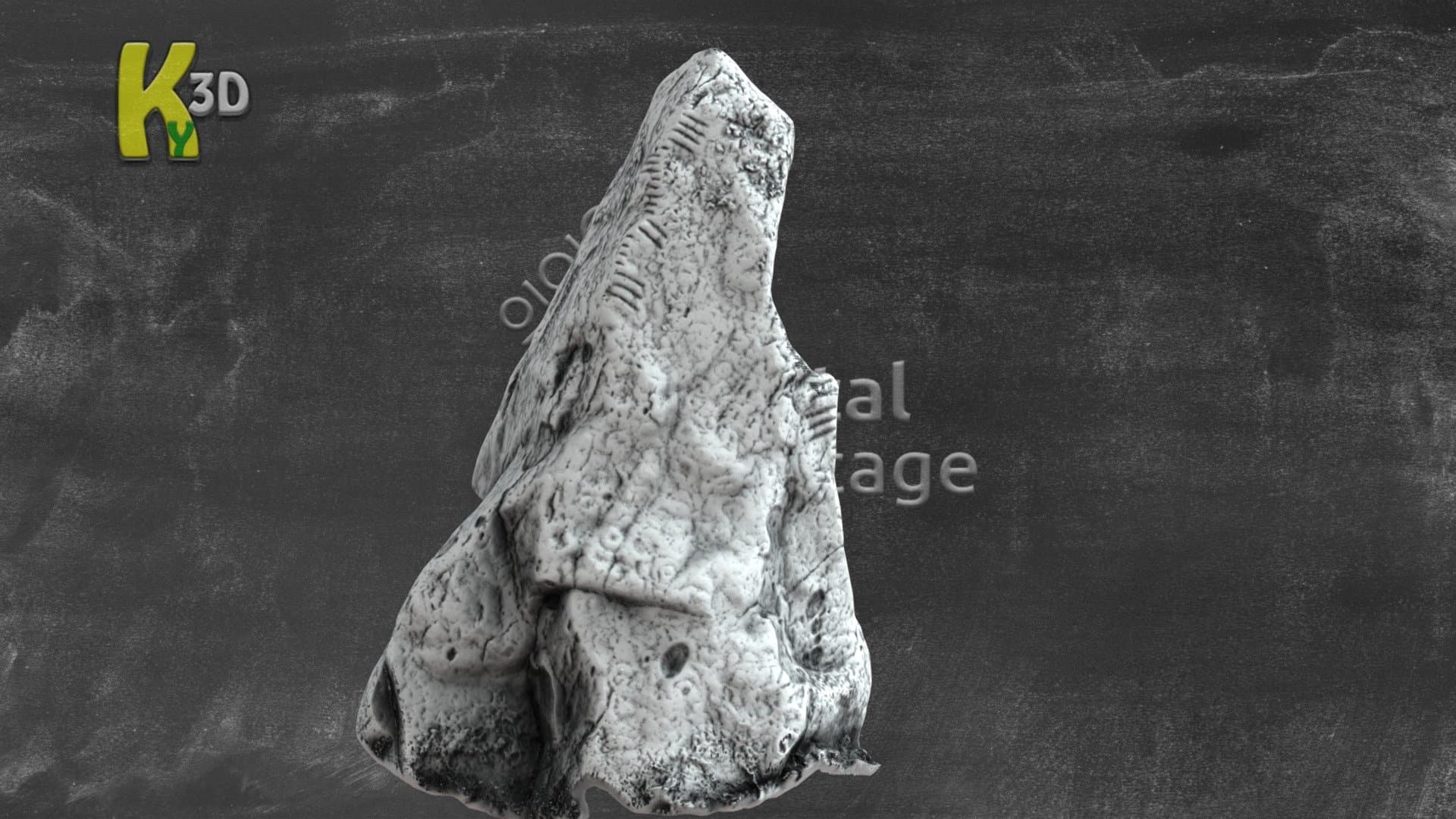CRAG - Ogham Stone - KE048-016