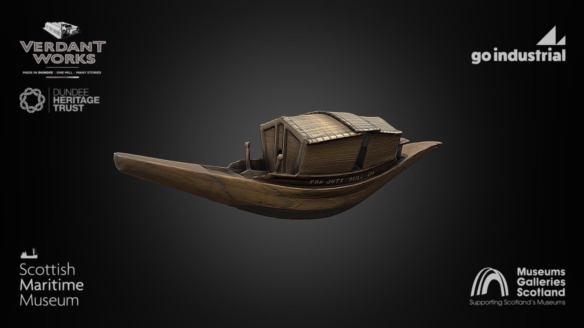 Model of Pak Jute Mill Ltd Jute Boat