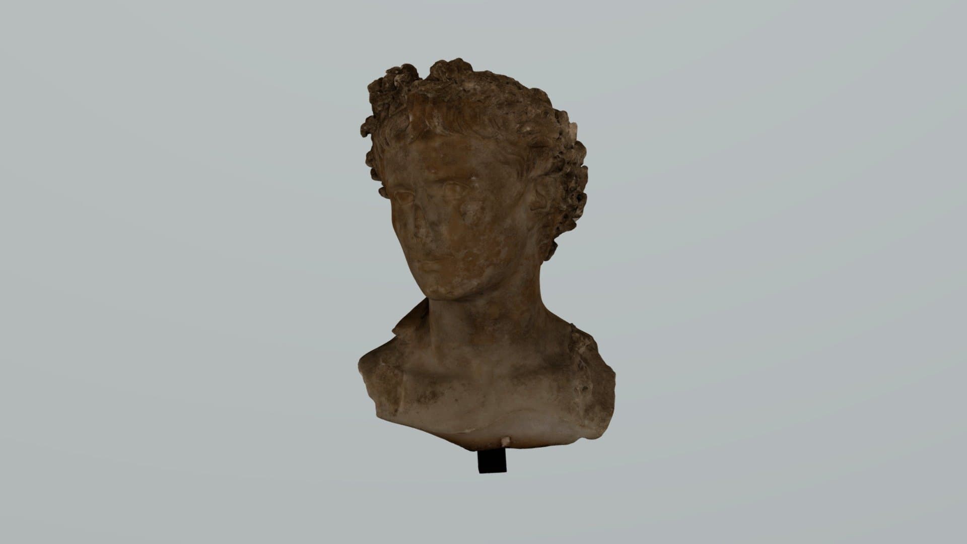 Buste d'Auguste couronné de chêne