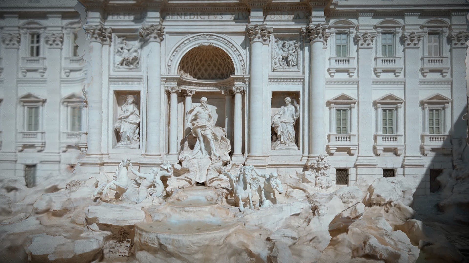 Fontana di Trevi photogrammetry scan