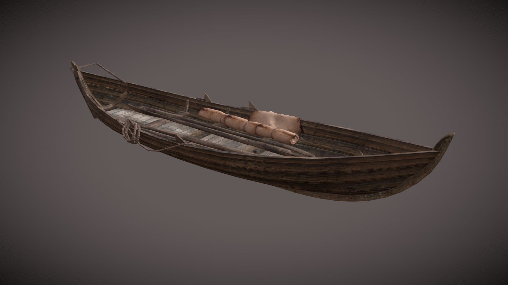 Oselvar wooden boat.