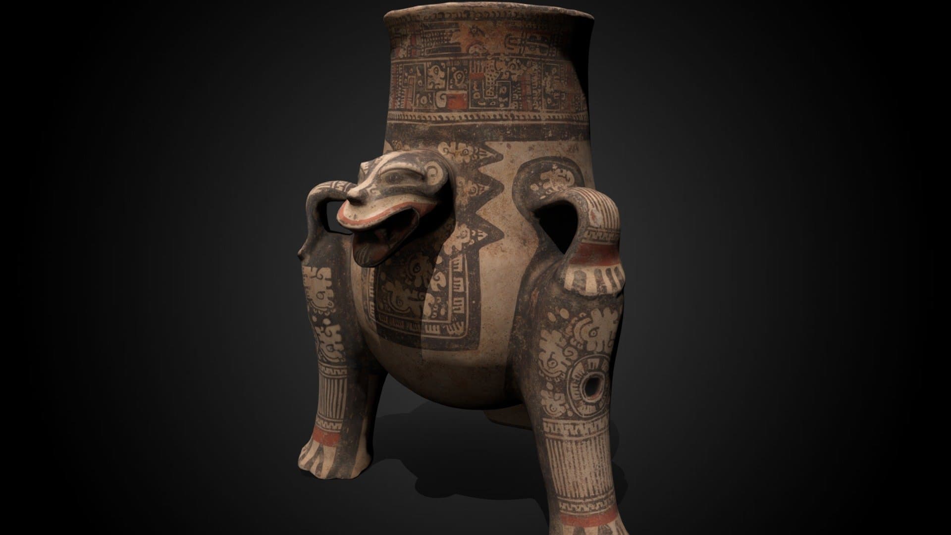 Guanacaste jaguar vessel, c. 1100-1200 CE