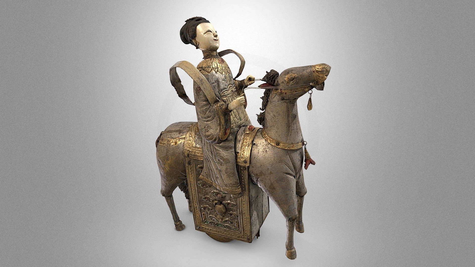 Mechanically articulated doll – a woman