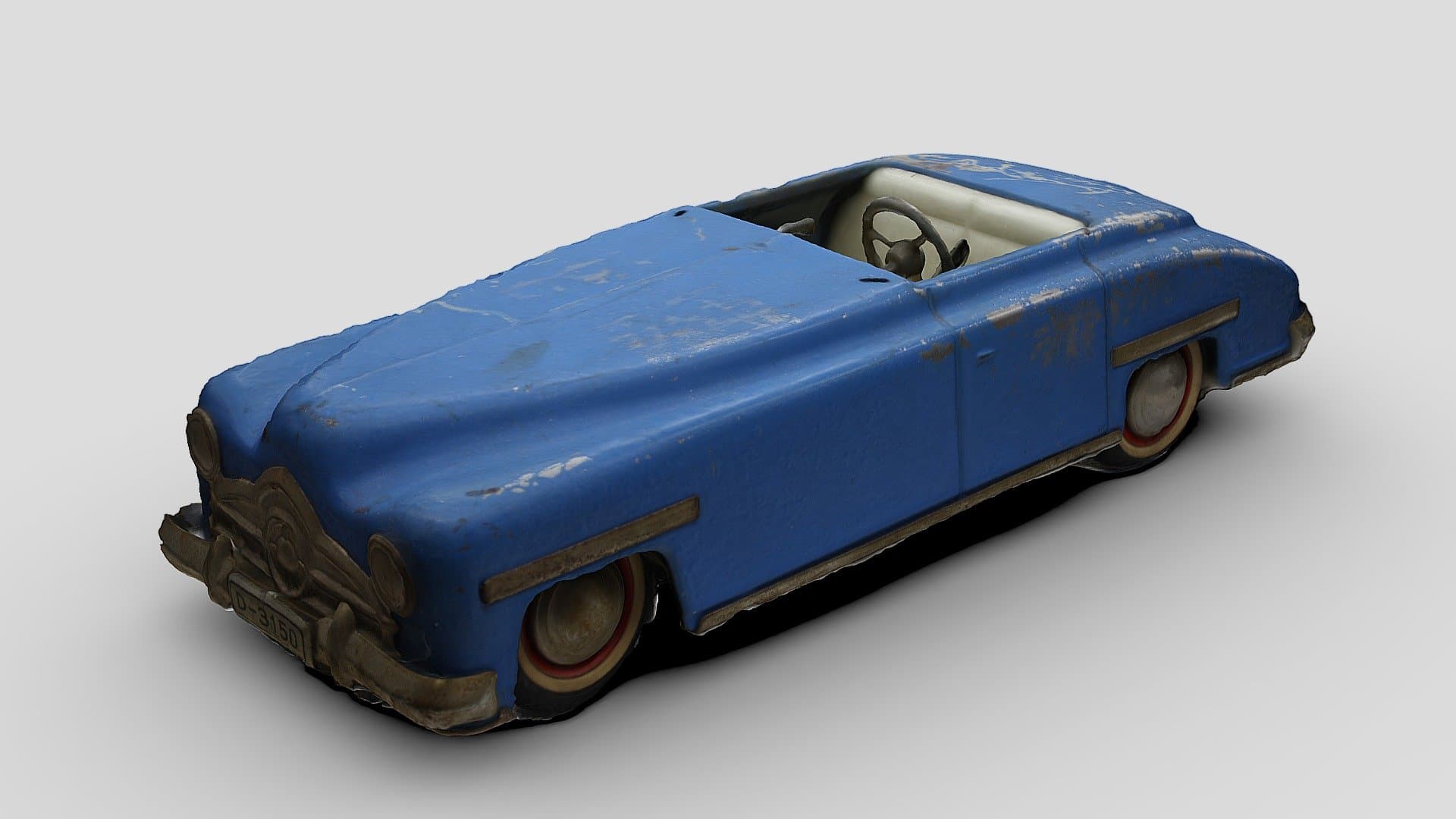 Vintage Toy Car (Raw Scan)