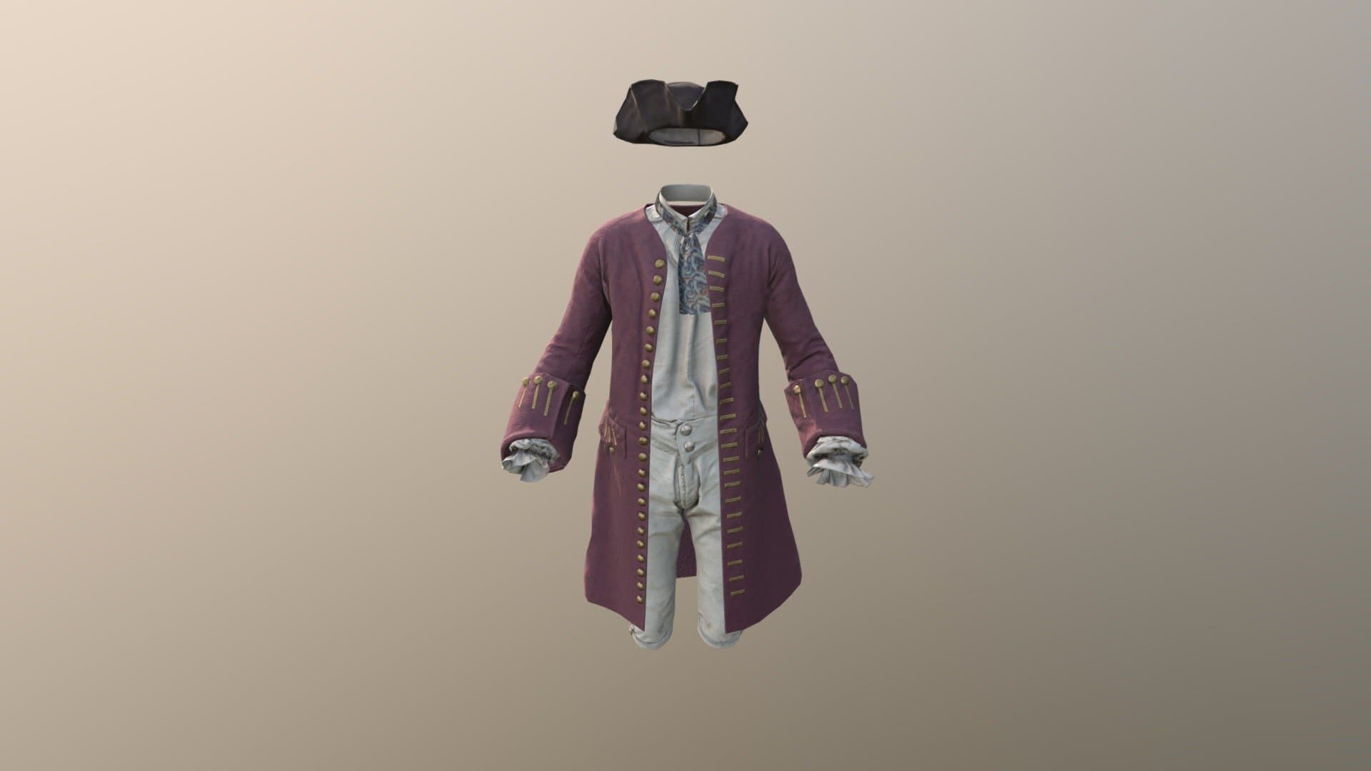 1710's men's dress