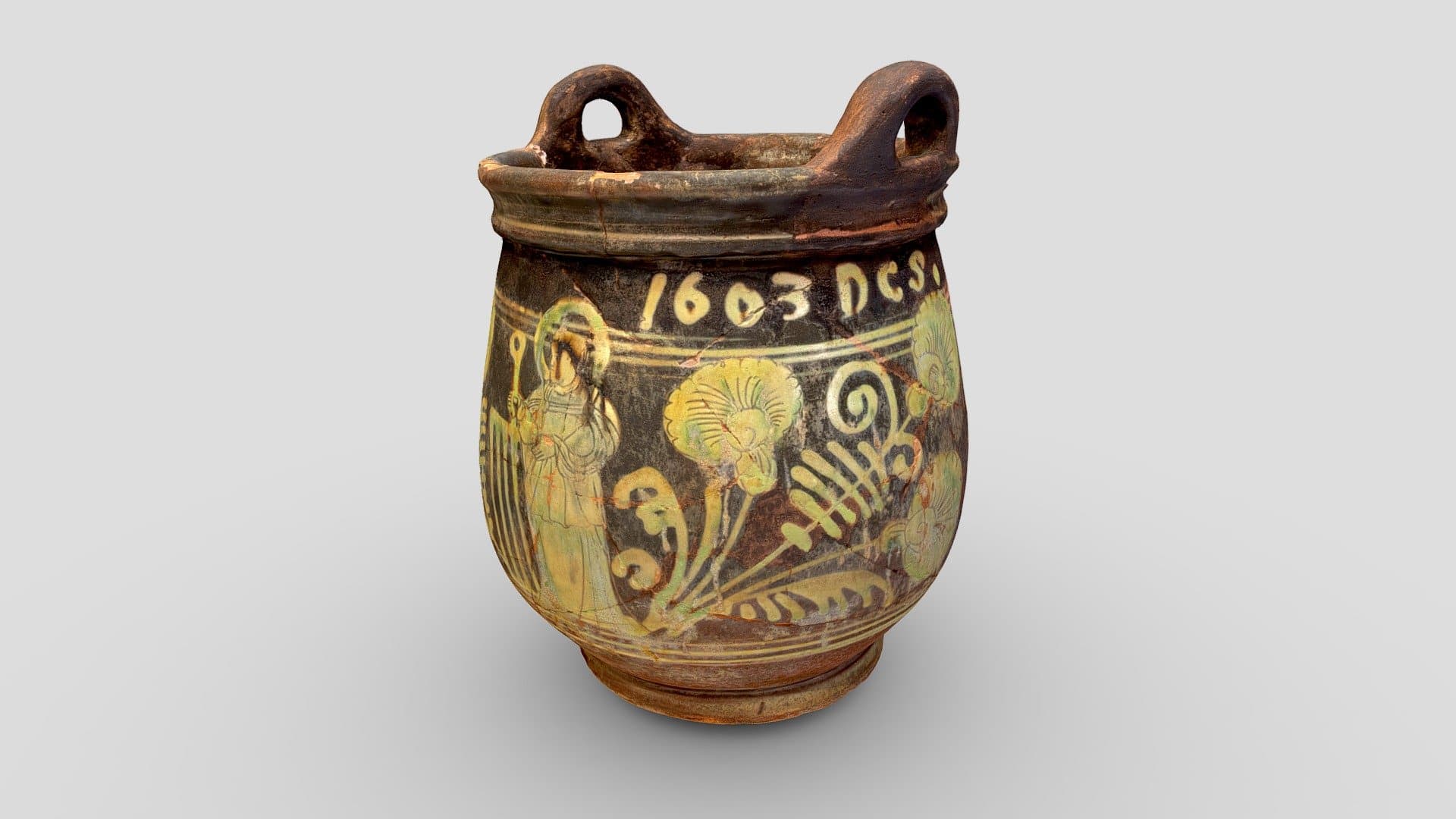 Hengselpot  | handled pot (1603)