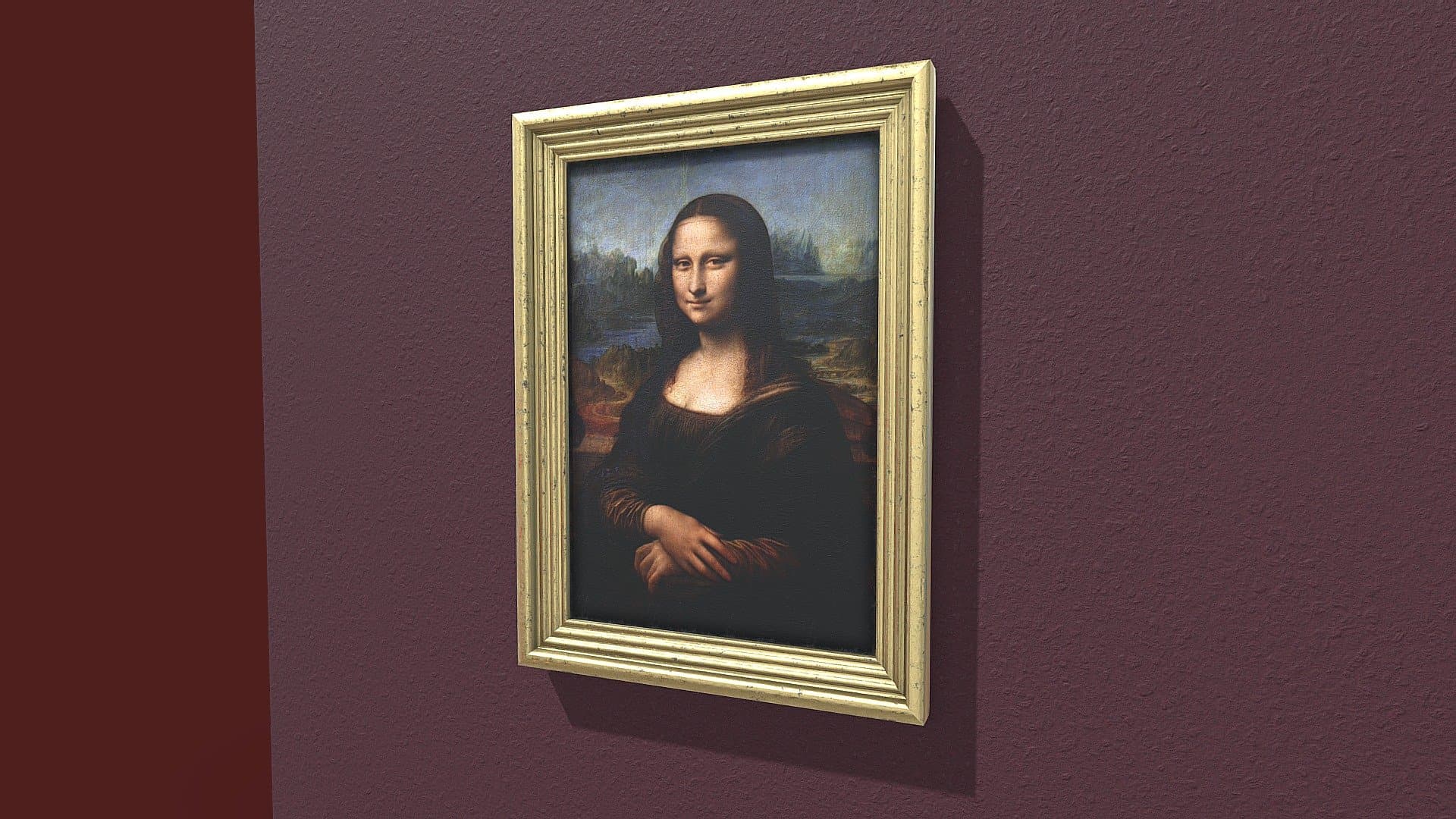 Mona Lisa (PBR hires model)