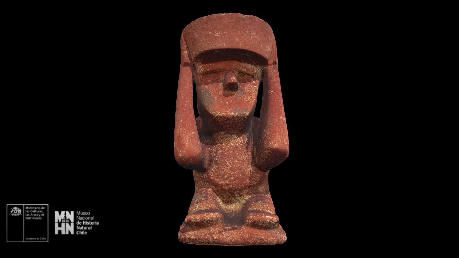 Recipiente antropomorfo prehispánico de Copiapó