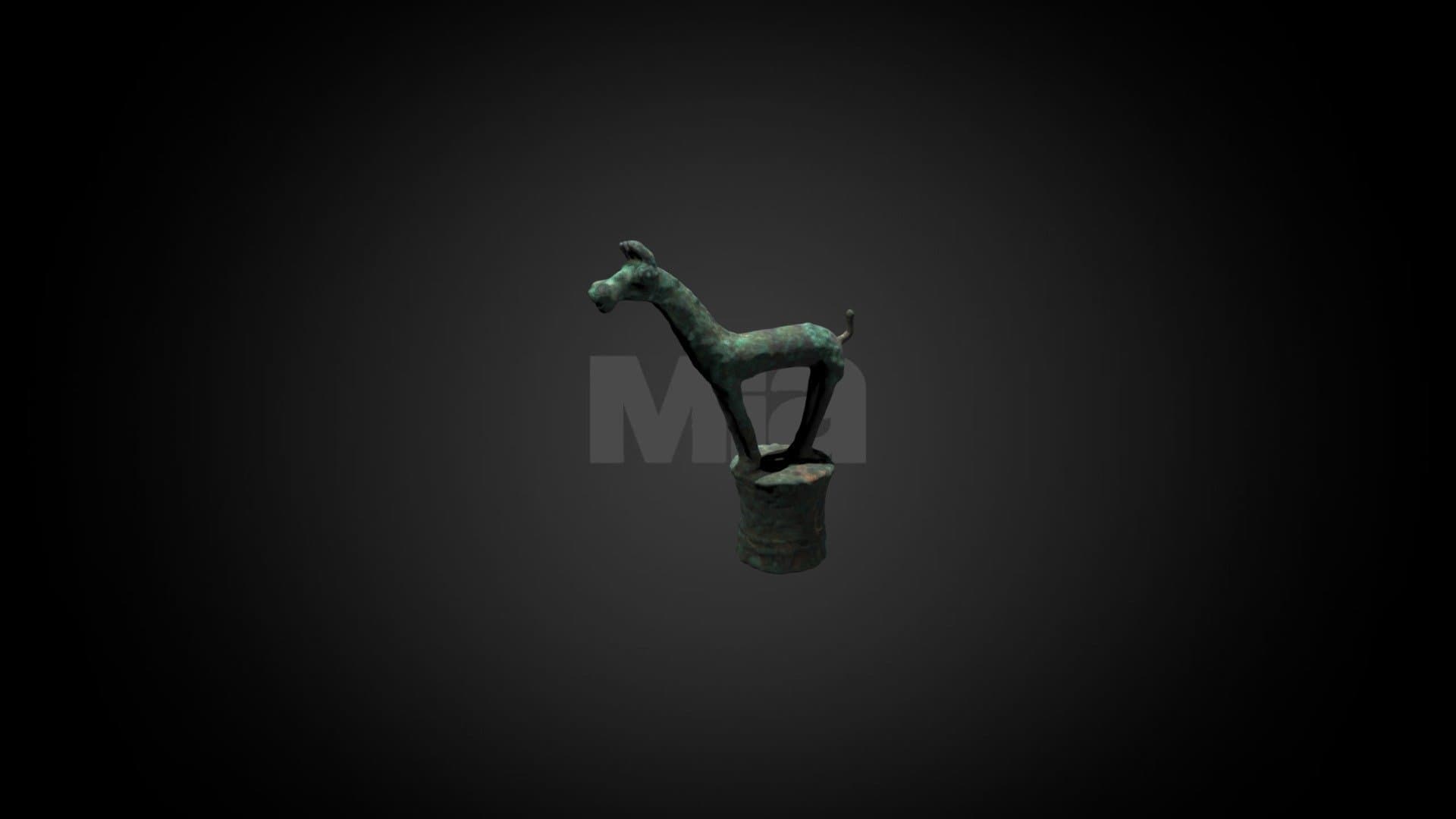 Bronze Animal Finial, late 12th-11th century BCE