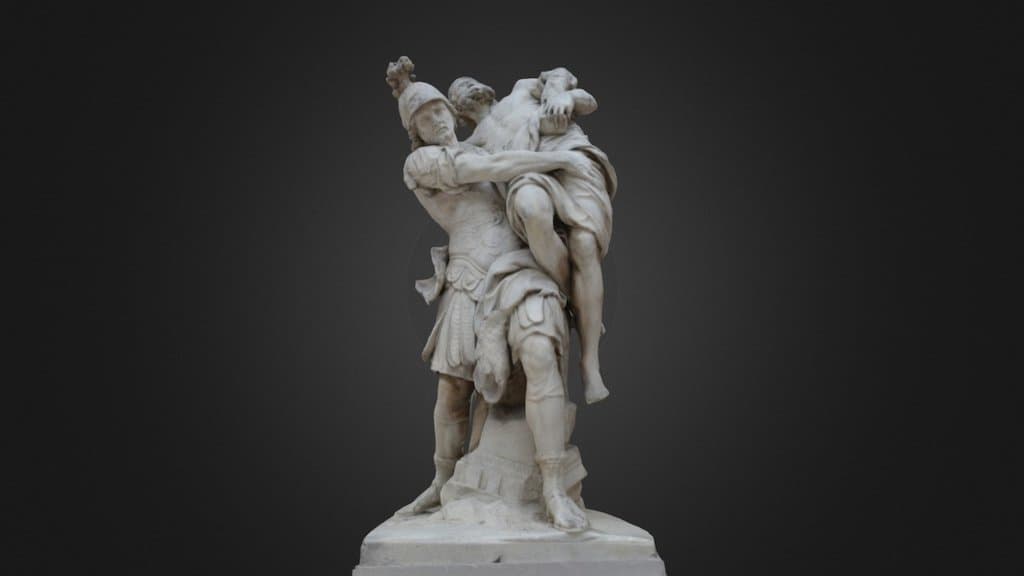 Enée et Anchise - Louvre Museum