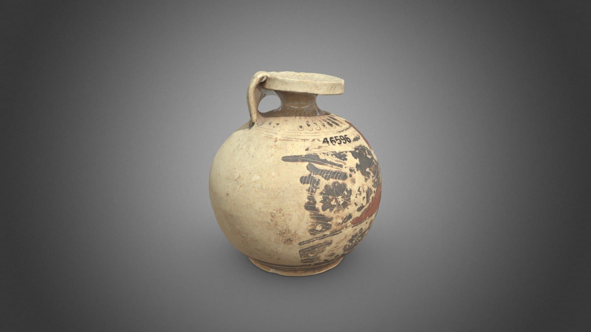 Aryballos, Dekor Seestern