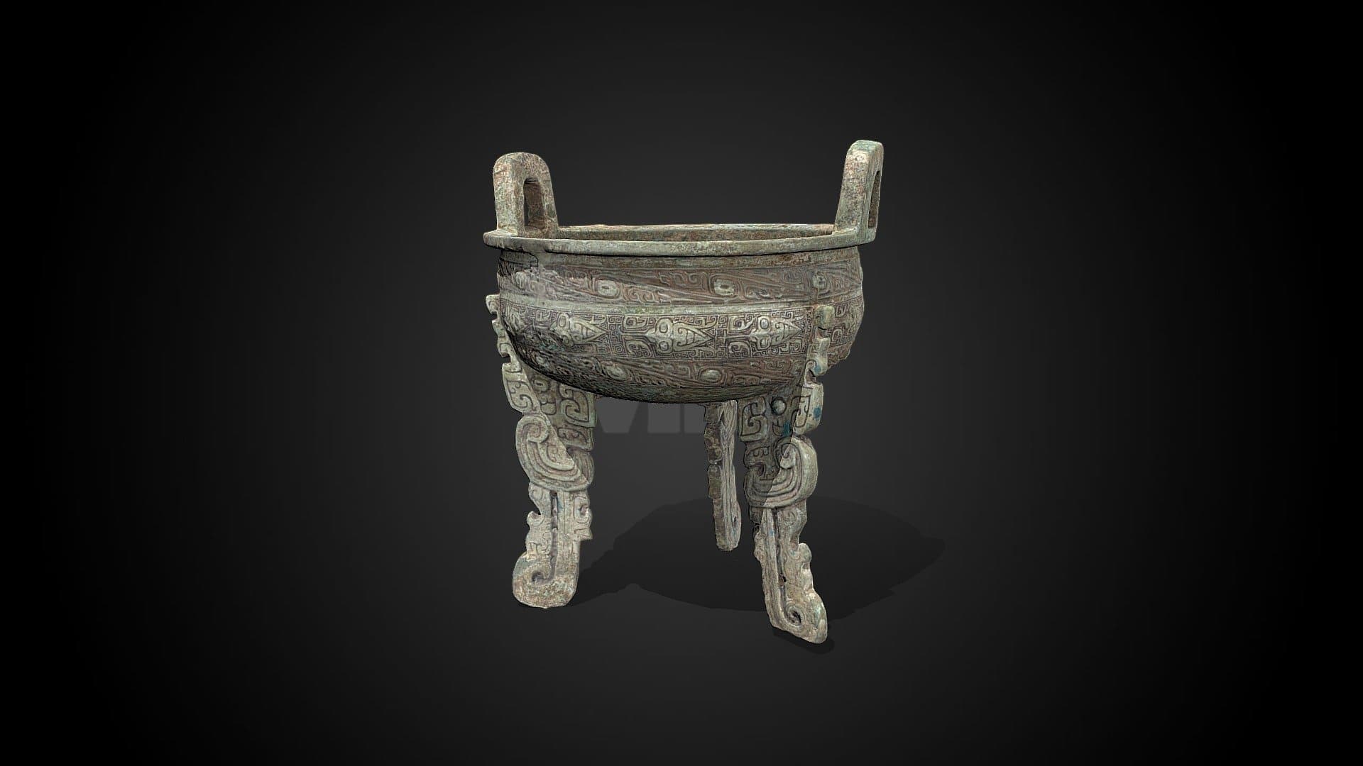 Ding food vessel, 11th-10th century BCE