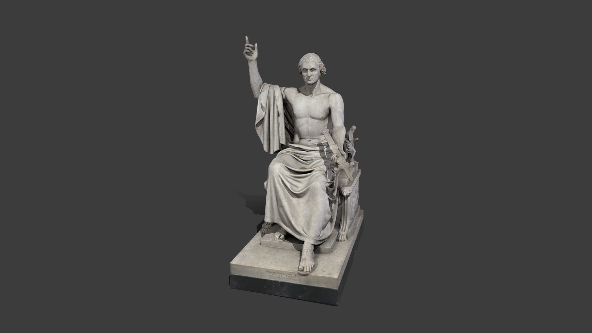 George Washington Greenough Statue (1840)