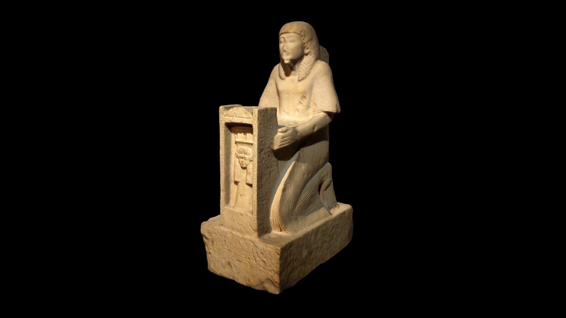 Beeld van Tjairy en Hathor