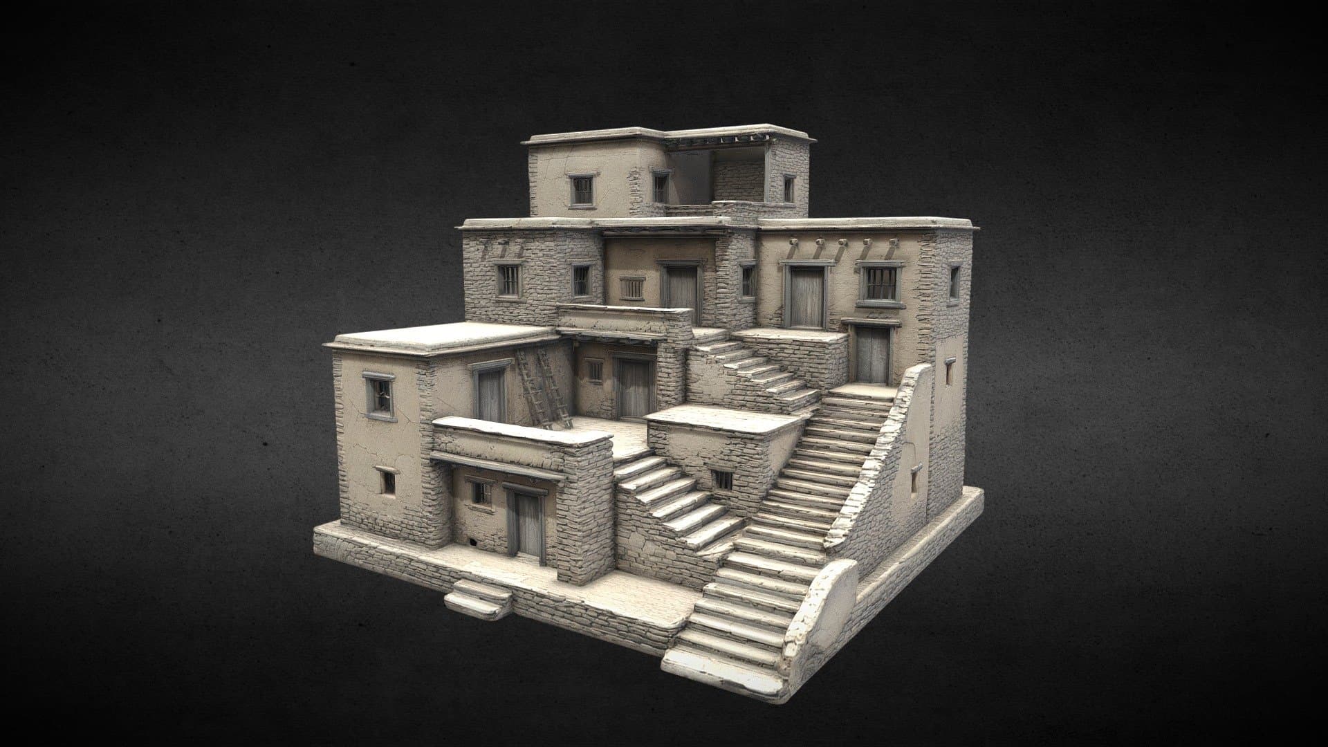 Stylized Berber Dwelling – Tier I