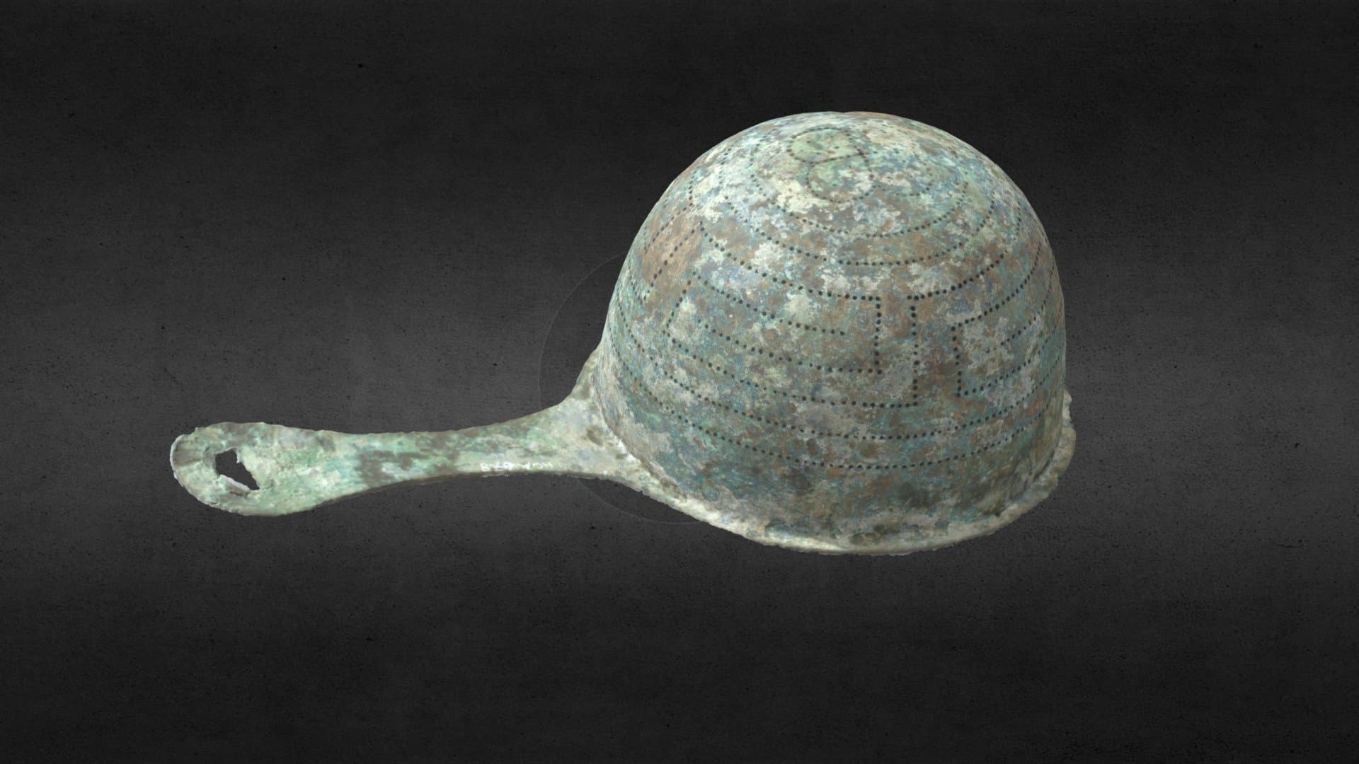 Roman, Bronze, Wine Strainer