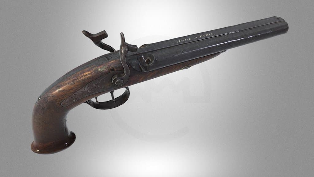 Percussion-cap pistol